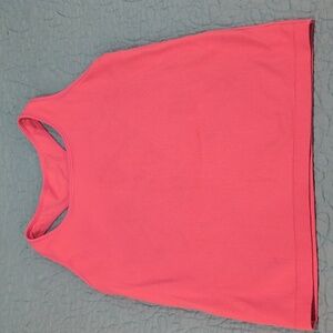 NWOT All in Motion Sports Tank Built in Bra Cropped Coral 4X